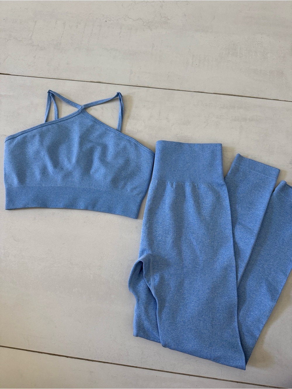 Women’s Light Blue Active Set - Small